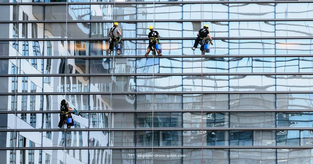 Safe Exterior Window Cleaning - Beginner Drone Guide
