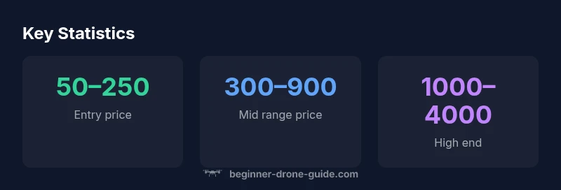 Statistics on drone camera pricing for beginners
