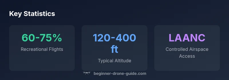 Infographic showing NJ drone airspace statistics